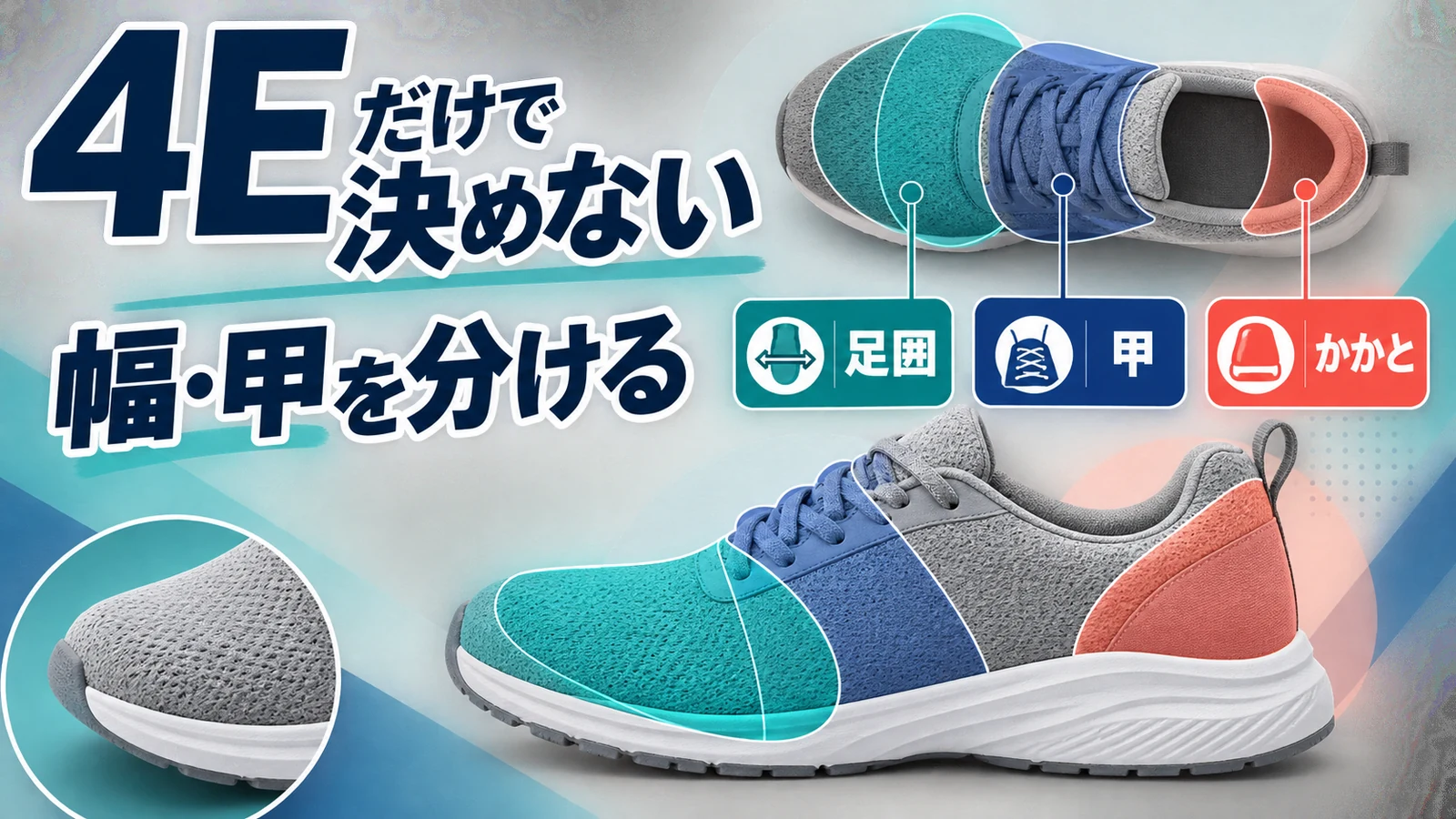 4Eだけで決めず幅と甲を分ける靴選びのアイキャッチ
